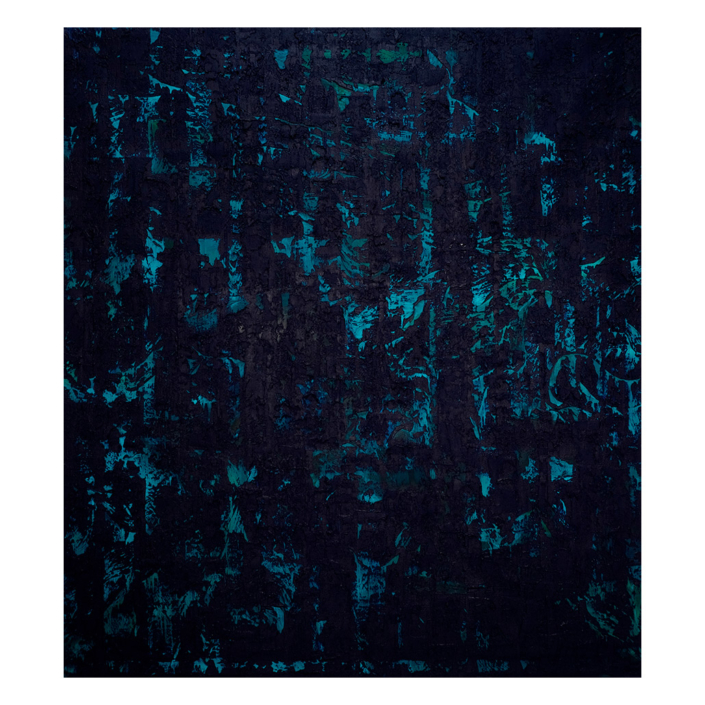 2019, 180 x 160 cm, oil and pigment on canvas